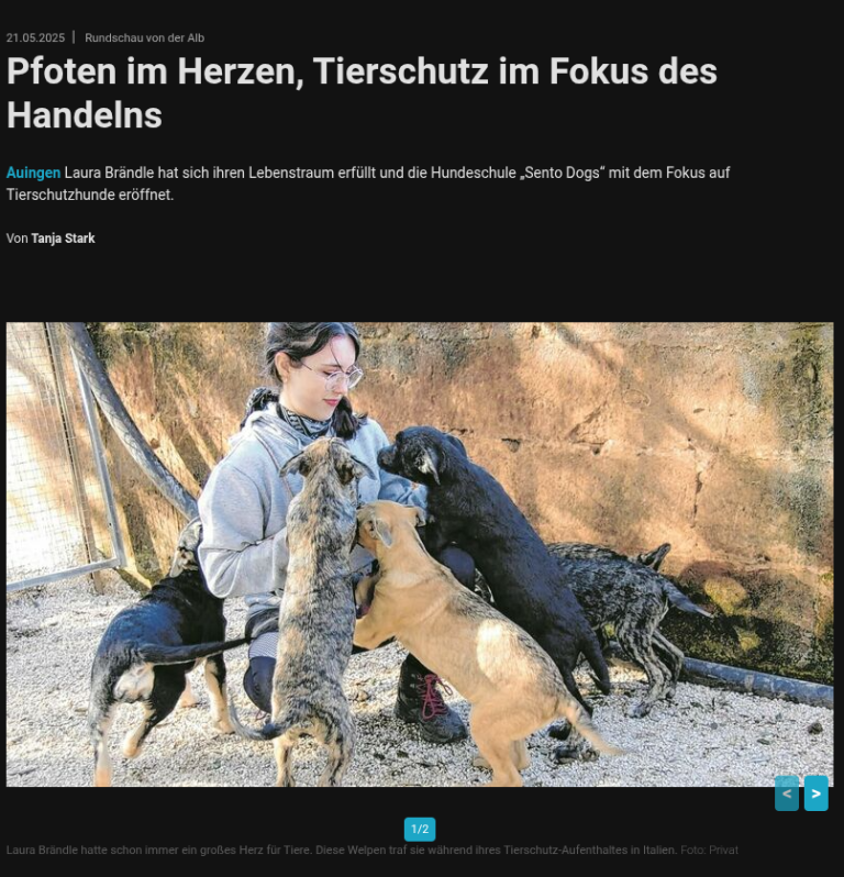 Hundeschule Münsingen Zeitung